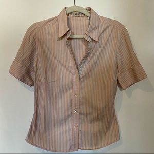 Robert Graham striped short sleeve button down